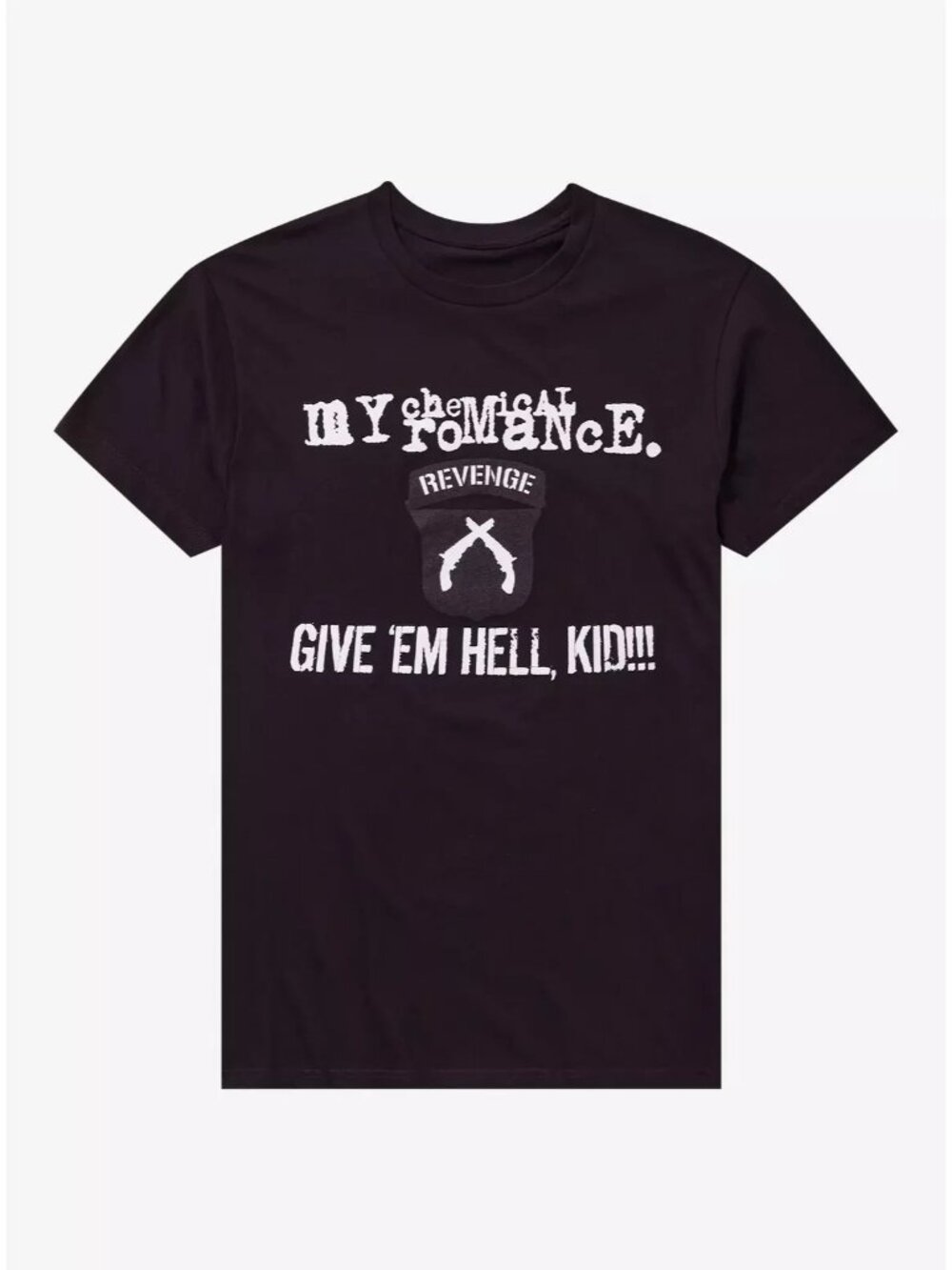 My Chemical Romance Give 'Em Hell Kid T-Shirt 2XL Black New With Tags - Picture 2 of 6